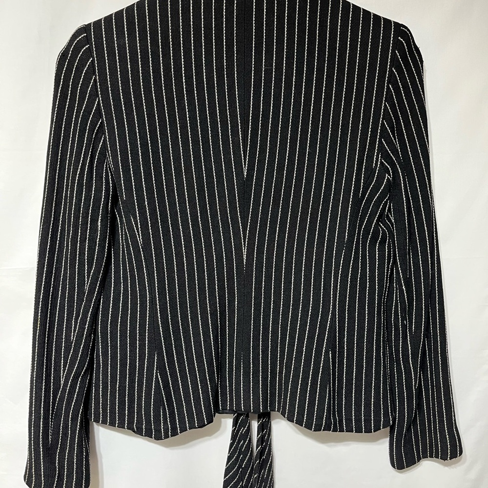 La Perla Pinstripe Black‎ Blazer - Picture 2 of 3